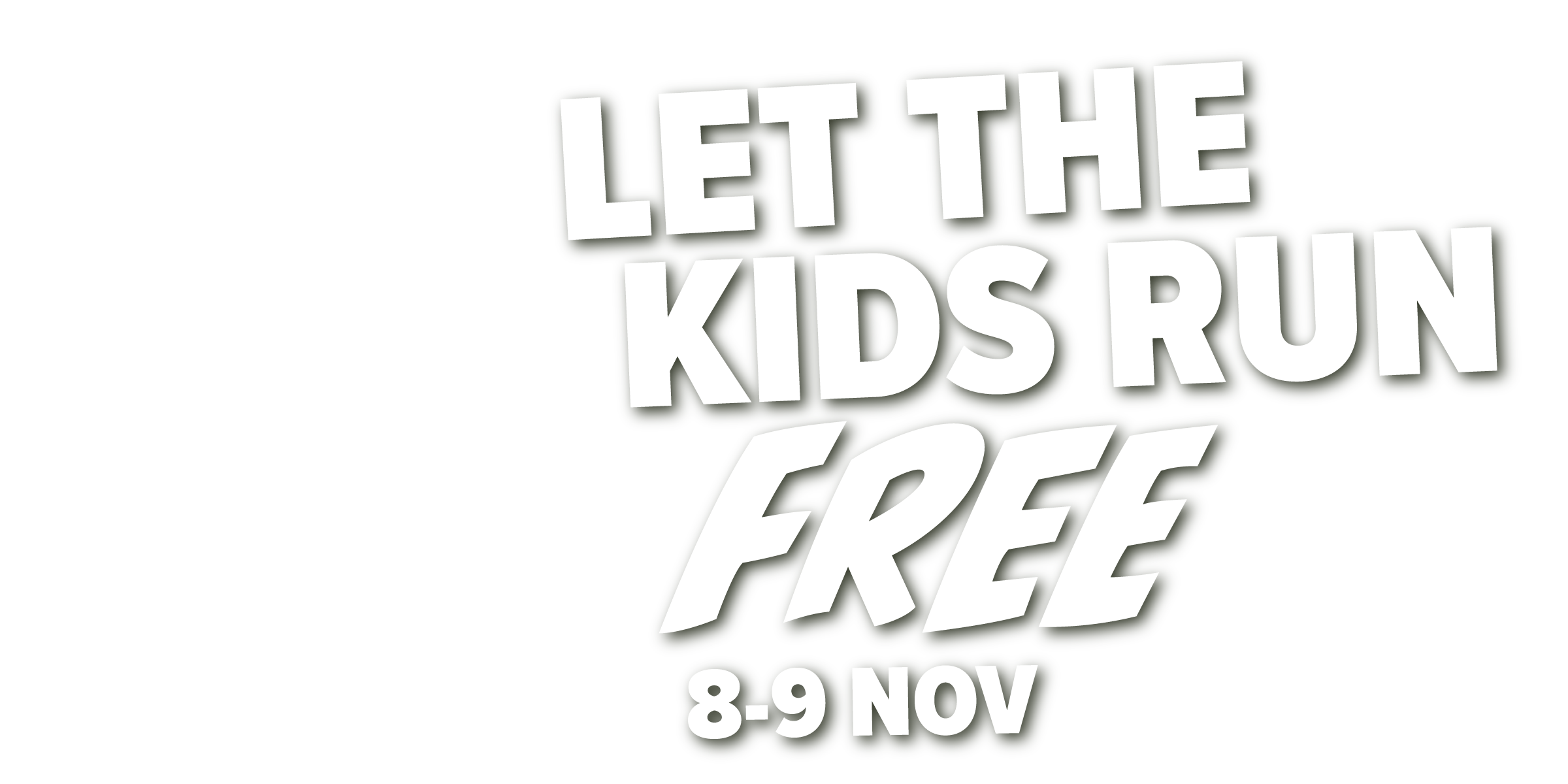 Kids Run FREE Slider Desktop Overlay