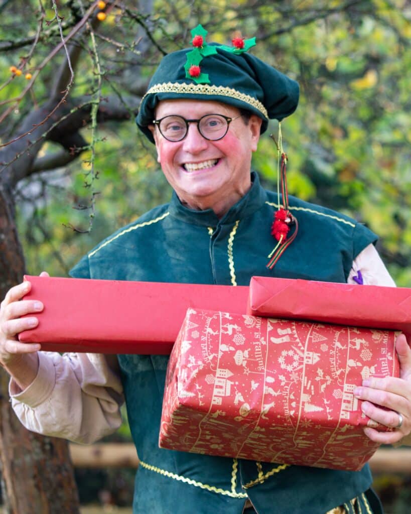Christmas elf story time activity at Paignton Zoo