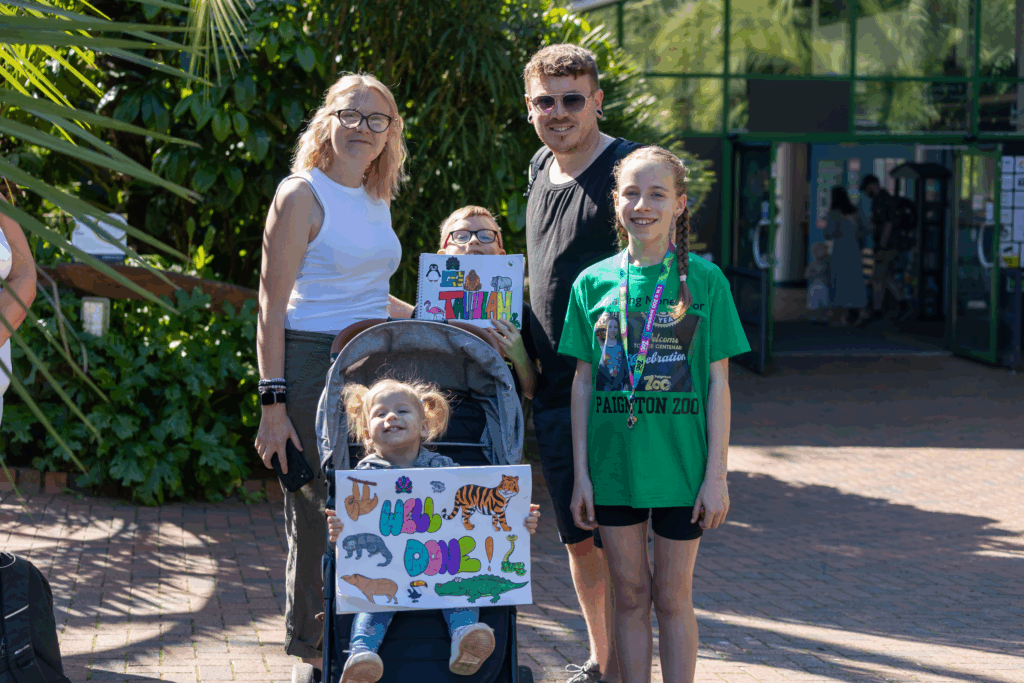 Tallulah Bowen, a 10 year old from Paignton, does charity walk to raise money for Paignton Zoo