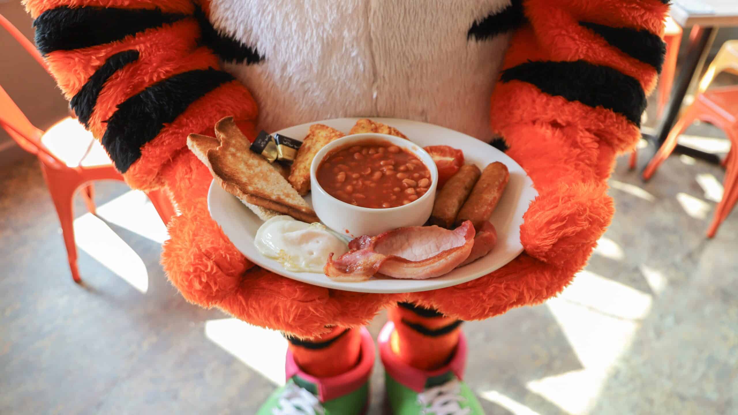 Breakfast with Sayang character breakfast at Paignton Zoo
